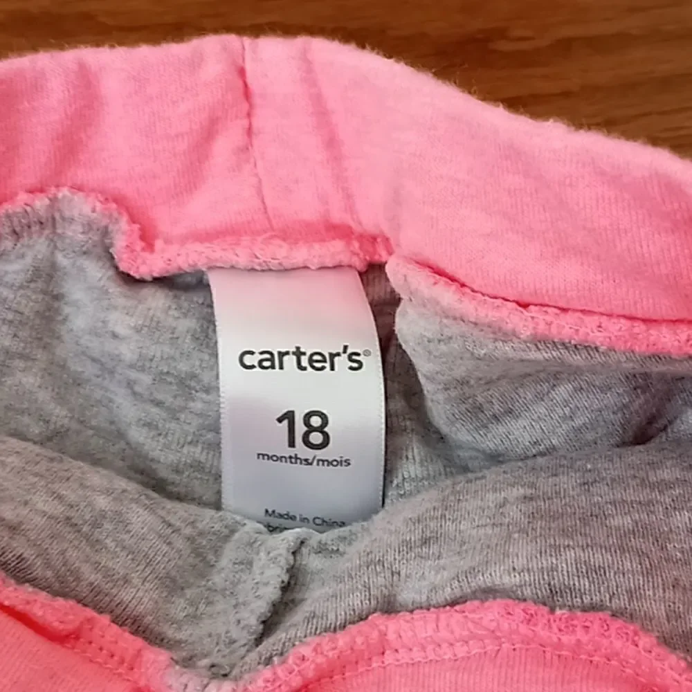 Carter's tutu pink leggings size 18 months